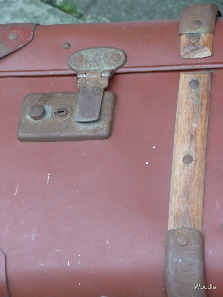 "Old suitcase lock" by Woodie Redbubble