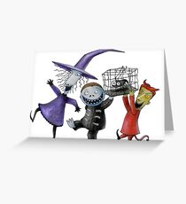 Lock, Shock, and Barrel Greeting Card