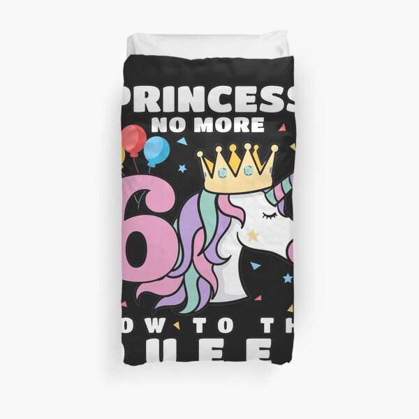 Girls 6 Year Old Birthday Fabulous Unicorn Duvet Cover