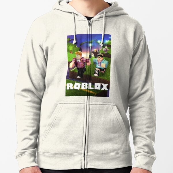 Roblox Game Walking On Blue Zipped Hoodie By Best5trading Redbubble - roblox games sweatshirts hoodies redbubble