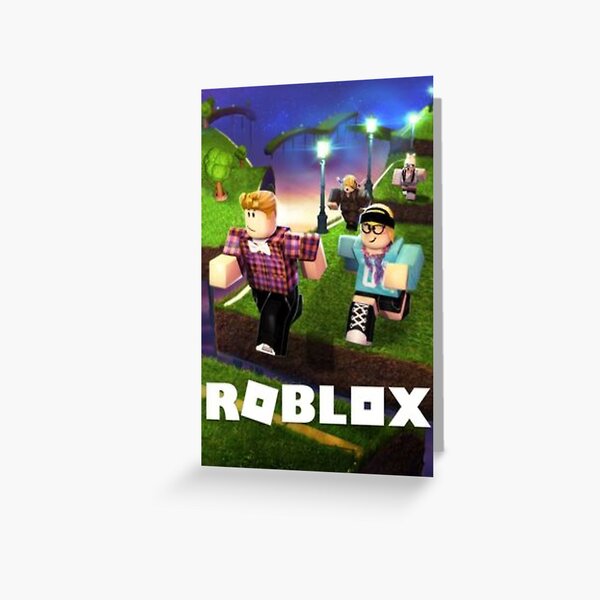 Grusskarten Roblox Redbubble - 100 millionen gamer lieben roblox