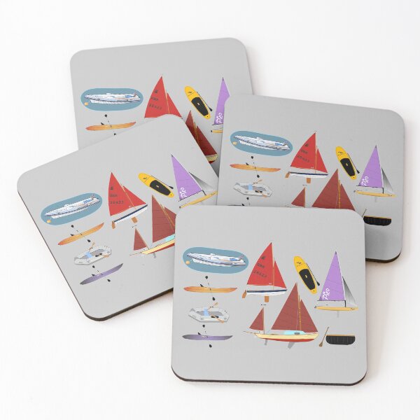 Item preview, A selection of dinghies, kayaks, paddleboard and coracle designed and sold by RedBubbleBath.