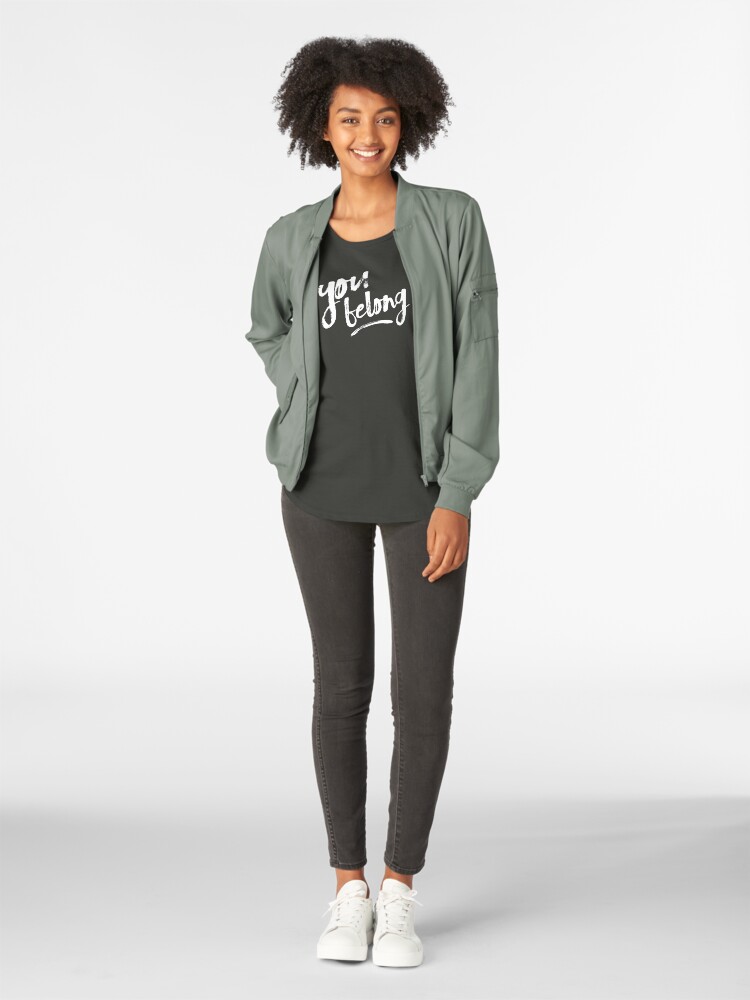 Alternate view of You Belong Premium Scoop T-Shirt