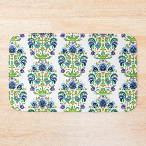 Item preview, Polish Folk Design Two Roosters designed and sold by Barbara Pixton.