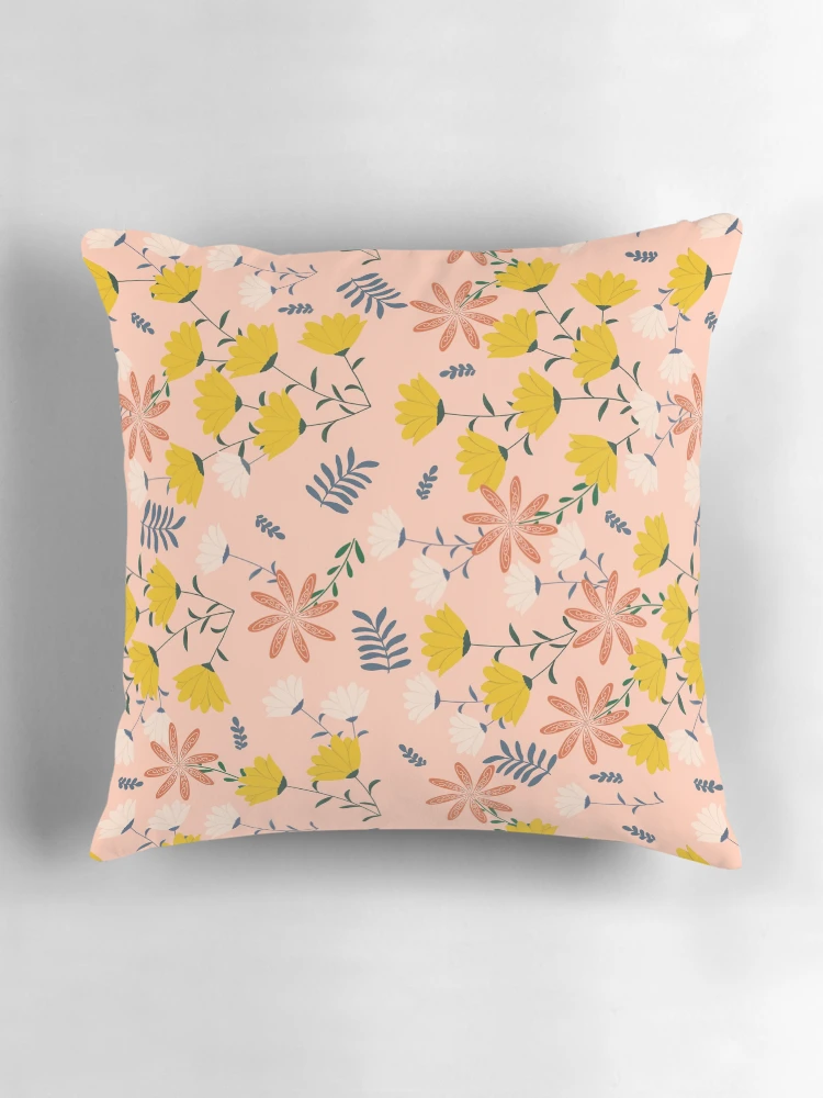 Thumbnail 3 of 4, Pillow, Spring time designed and sold by FunkyPattern.