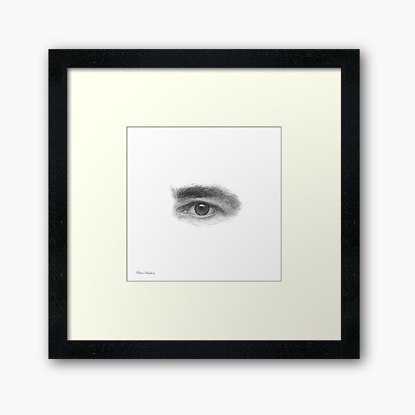 Eye love you Framed Art Print