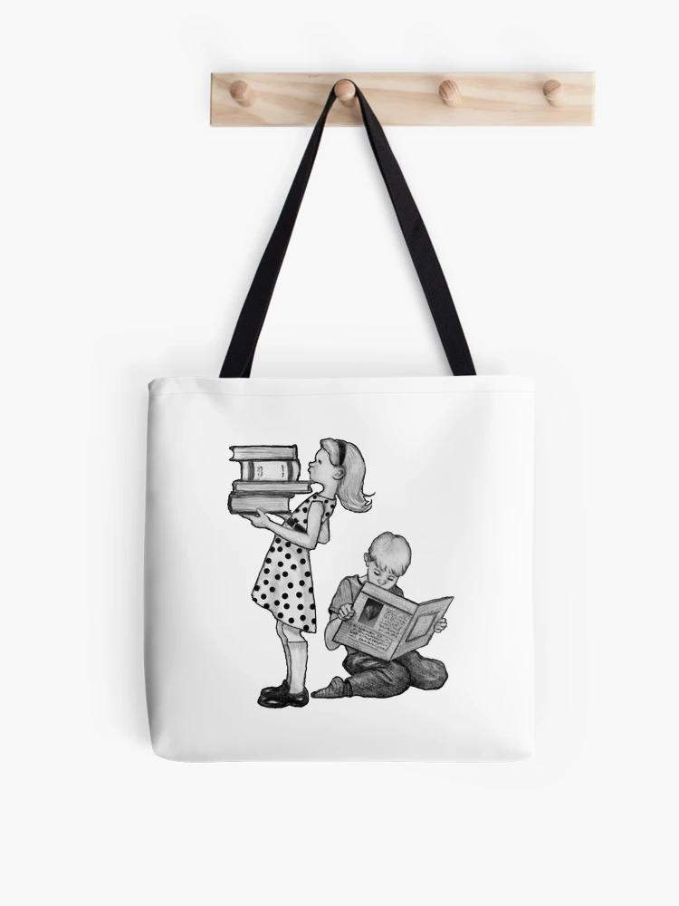 Boy and Girl Reading, Books, KIDS, Literacy, Love Reading, Book Lovers,  Pencil Art Spiral Notebook for Sale by Joyce Geleynse