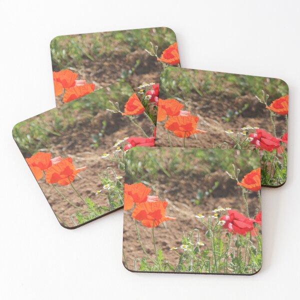 Item preview, Pretty Red Poppies in the Sunshine designed and sold by g369.