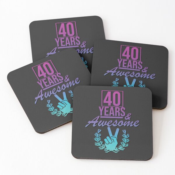 Item preview, 40 Years and awesome designed and sold by Cutebutfunny.
