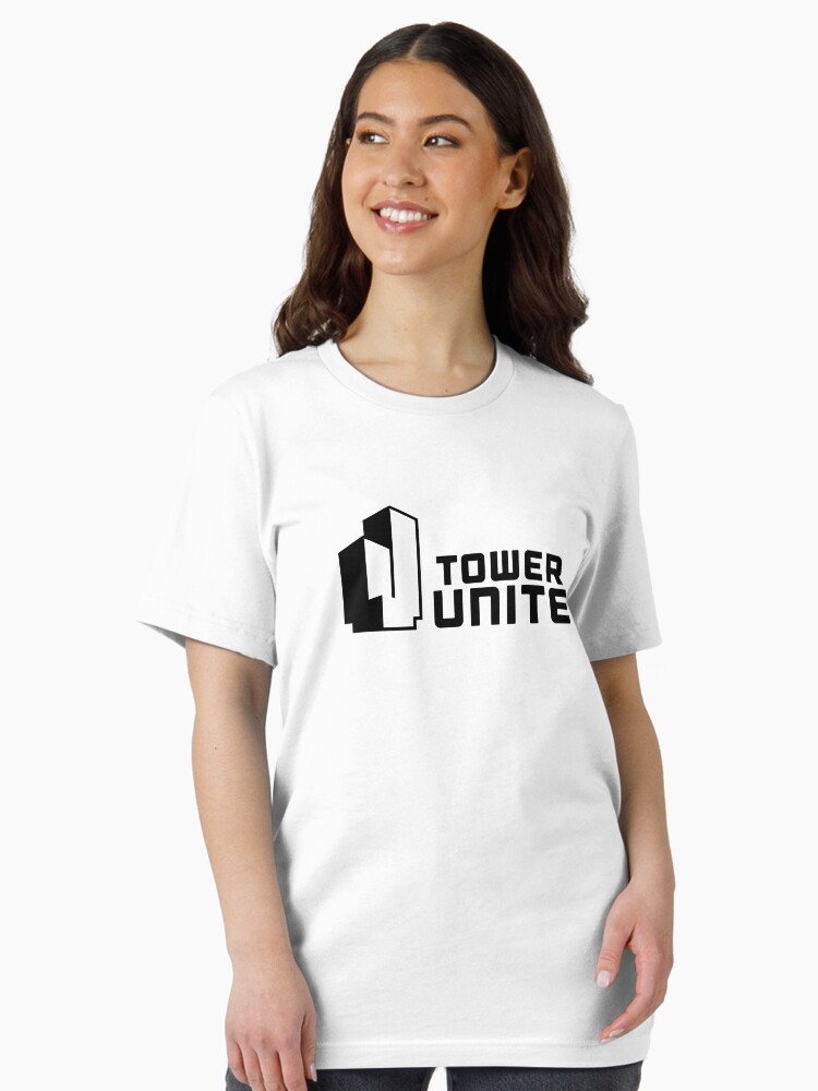 Thumbnail 1 of 7, Essential T-Shirt, Tower Unite Logo Black designed and sold by PixelTailGames.