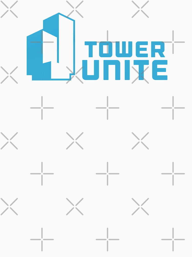 Thumbnail 7 of 7, Essential T-Shirt, Tower Unite Logo Blue designed and sold by PixelTailGames.
