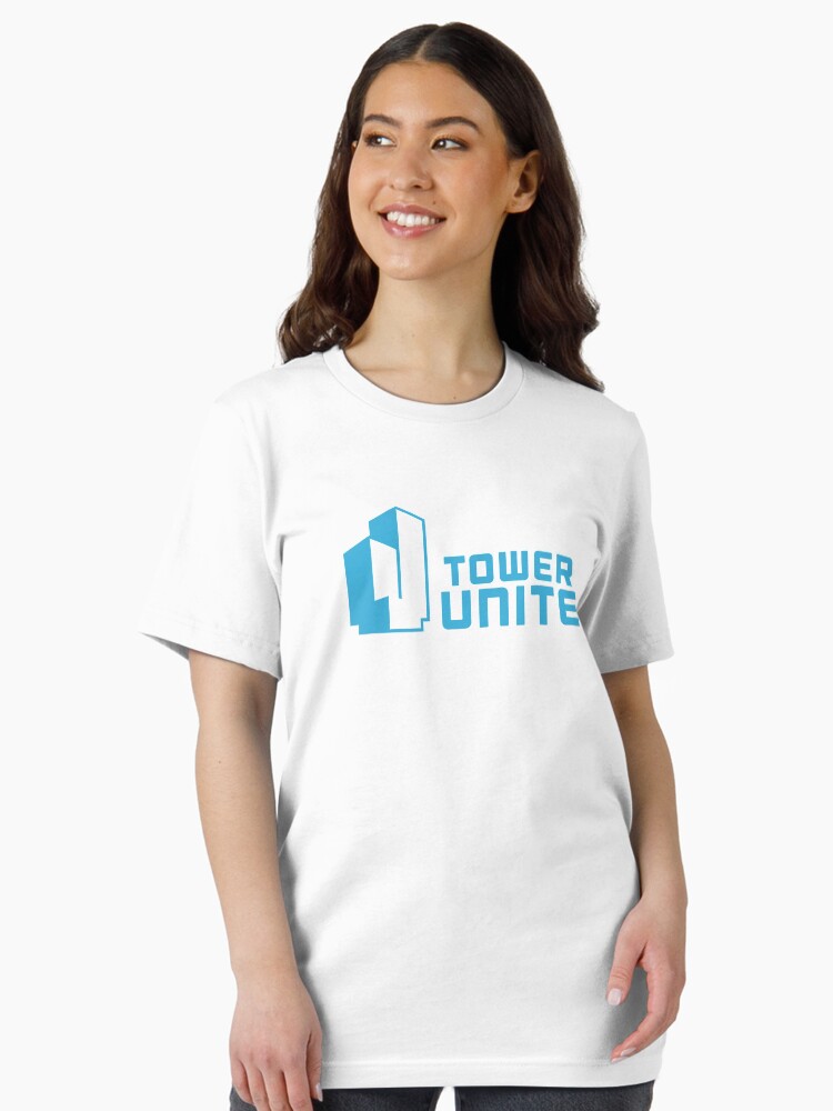 Thumbnail 2 of 7, Essential T-Shirt, Tower Unite Logo Blue designed and sold by PixelTailGames.