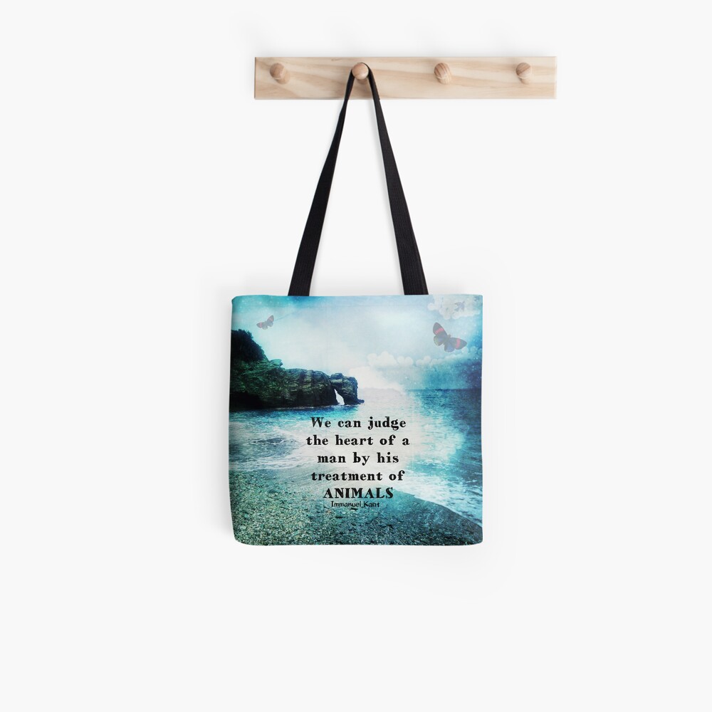 Tote Bag Vegetarien Citation Bien Etre Des Animaux Par Goldenslipper Redbubble