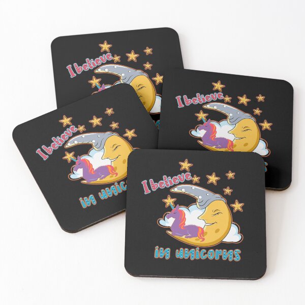 Item preview, I Belive In Unicorns - unicorn fans gift designed and sold by Dubbra.