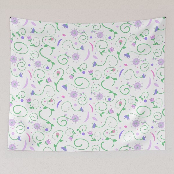 Item preview, Budding Flourish - Floral Pattern designed and sold by Sheldon Stewart.