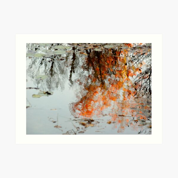 Natural Paint Daubs Art Print