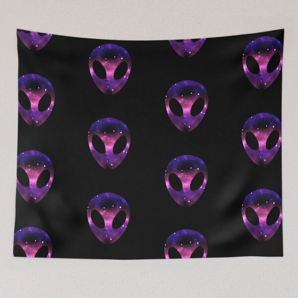 Item preview, Galaxy Print Alien Head designed and sold by WildRose271.