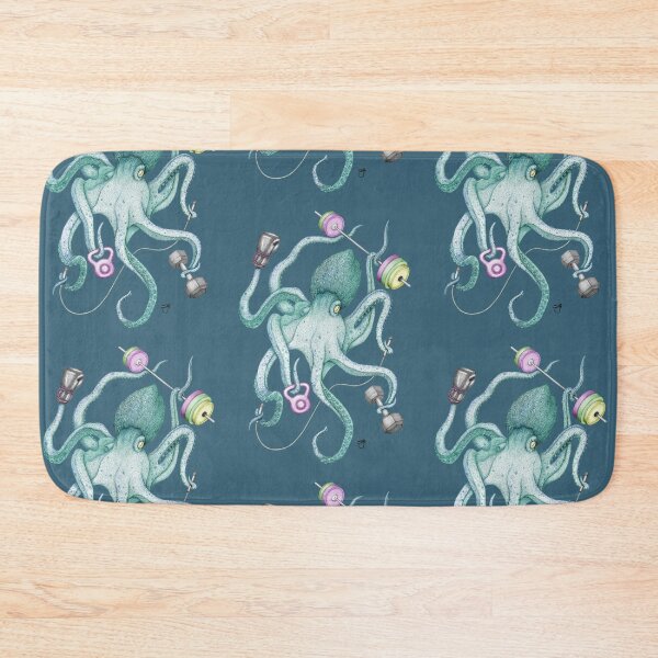 Item preview, Octomus - JADE on white designed and sold by ShorelineSally.