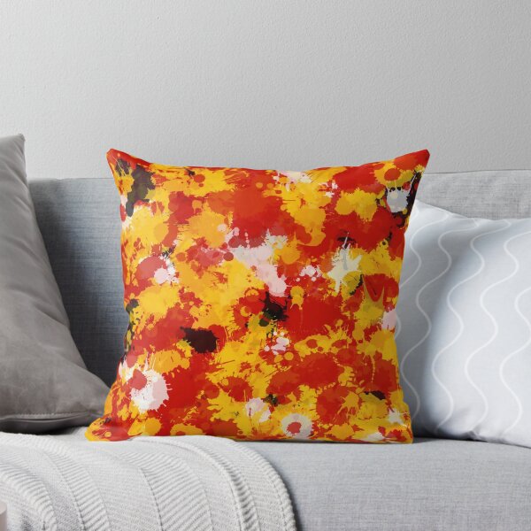 Item preview, Red and Gold Paint Splatter designed and sold by BigTexFunkadelic.