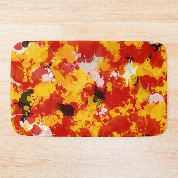 Item preview, Red and Gold Paint Splatter designed and sold by BigTexFunkadelic.