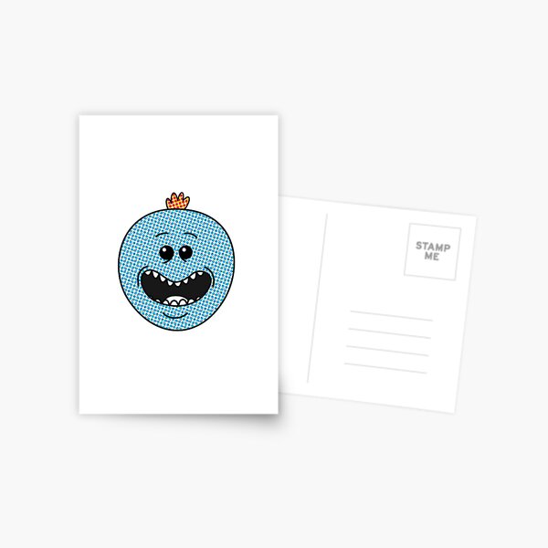 Halftone Meeseeks Postcard
