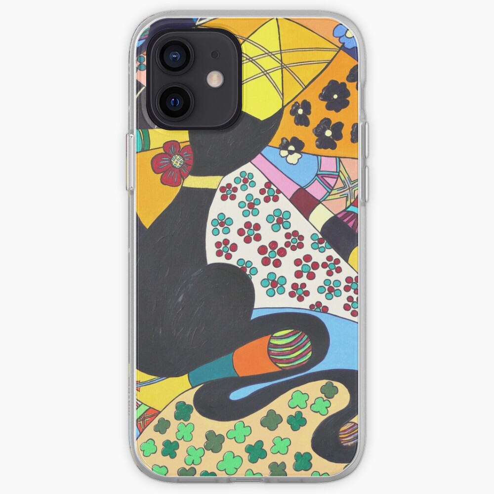 Lady-Kätz, Katze, cat, in Popart iPhone-Hülle & Cover
