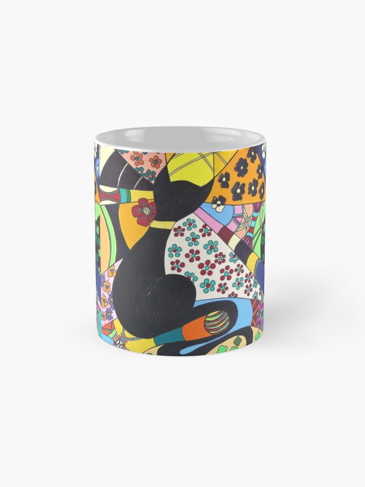 Alternative Ansicht von Lady-Kätz, Katze, cat, in Popart Kaffeebecher