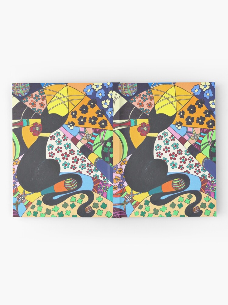 Alternative Ansicht von Lady-Kätz, Katze, cat, in Popart Notizbuch