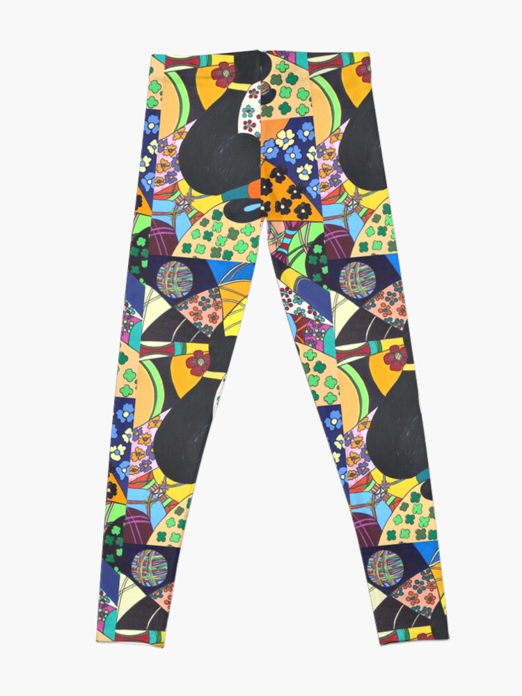 Alternative Ansicht von Lady-Kätz, Katze, cat, in Popart Leggings