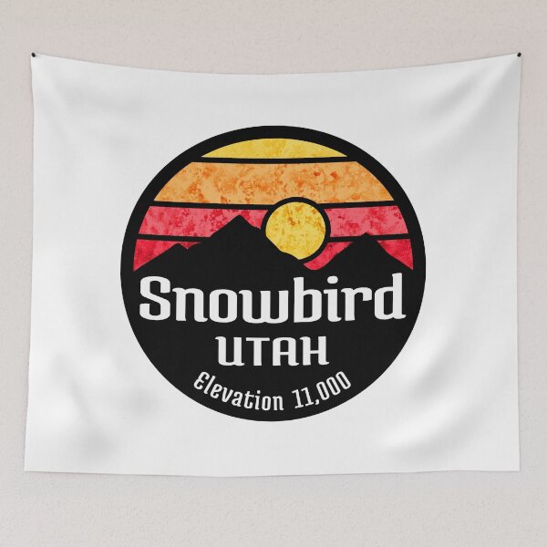 Item preview, Ski Snowbird Utah Skiing Hiking Camping Biking Bike designed and sold by DESTINATIONS DECAL.
