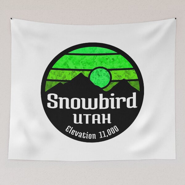 Item preview, Ski Snowbird Utah Skiing Hiking Camping Biking Bike designed and sold by DESTINATIONS DECAL.