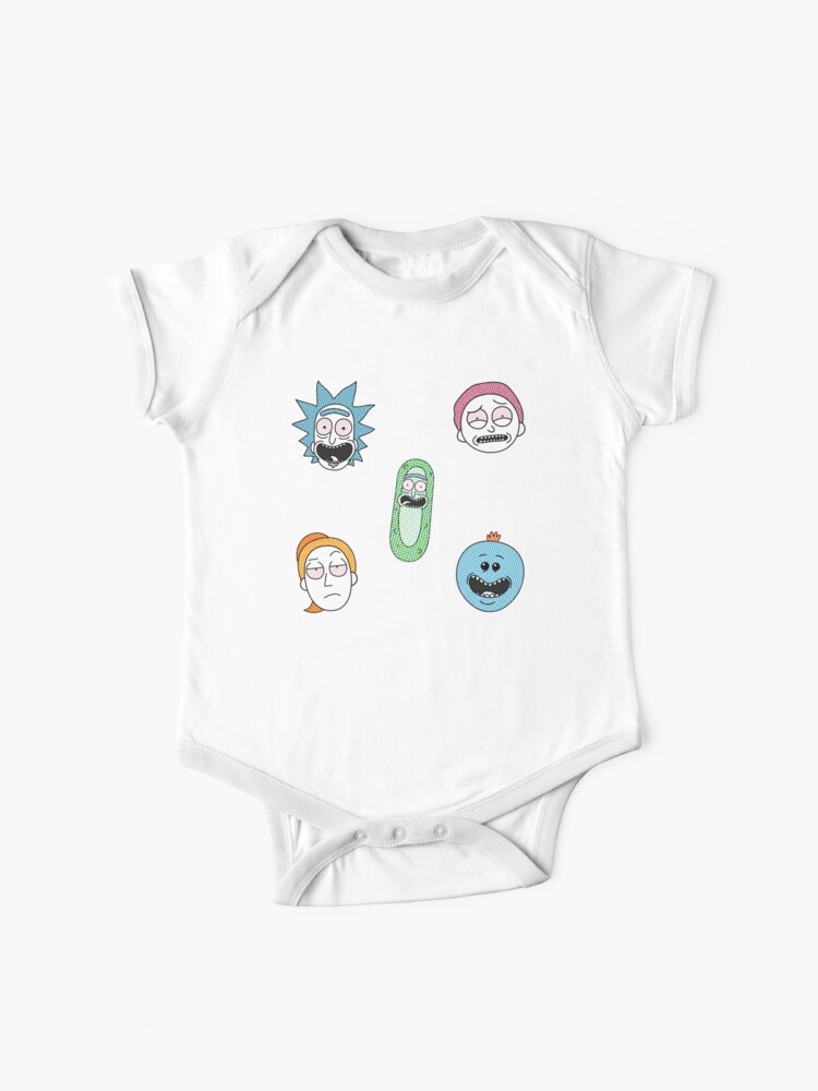 rick and morty onesie baby