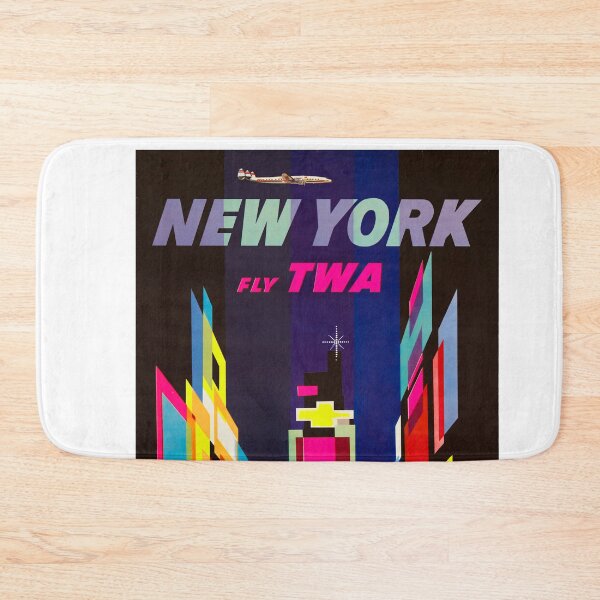 Item preview, TWA - Times Square New York Travel Ad (Connie Version) by David Klein designed and sold by vintagerepros.