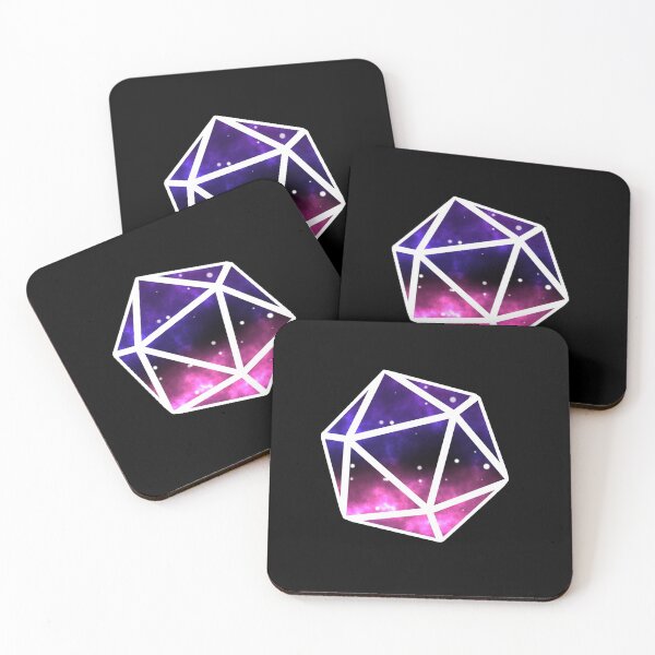 Artikelvorschau, Galaxy Print 20 Sided Die entworfen und verkauft von WildRose271.