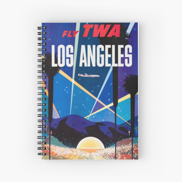 Item preview, Fly TWA - Los Angeles Travel Advertisement by David Klein designed and sold by vintagerepros.