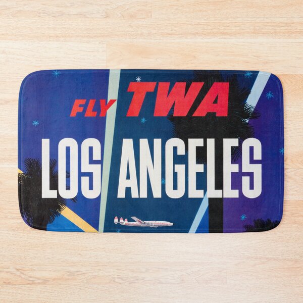 Item preview, Fly TWA - Los Angeles Travel Advertisement by David Klein designed and sold by vintagerepros.