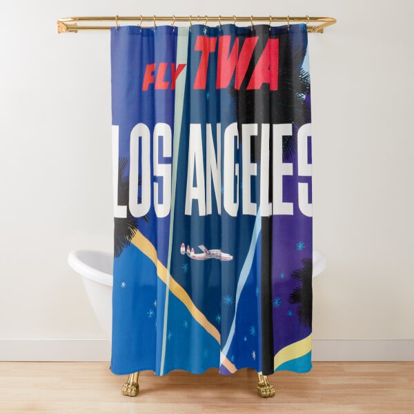 Item preview, Fly TWA - Los Angeles Travel Advertisement by David Klein designed and sold by vintagerepros.