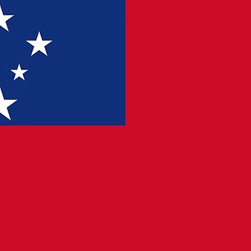 Artwork thumbnail, Samoa flag by Flags & Cie