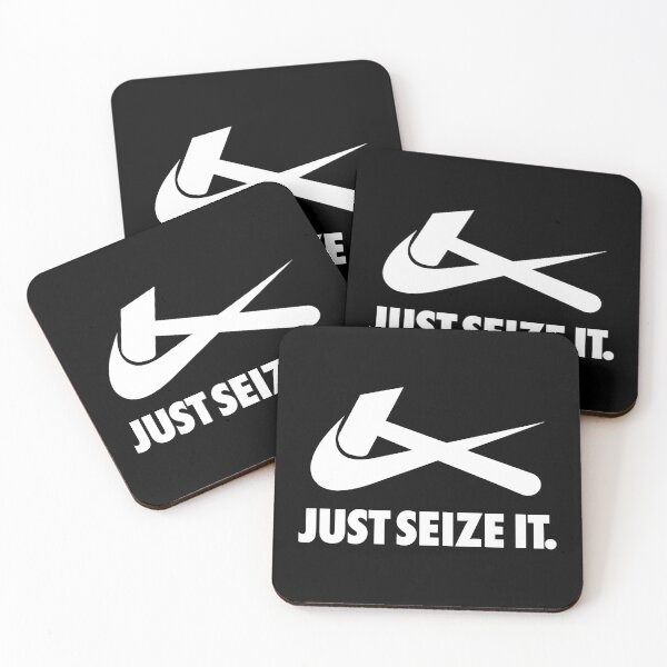 Item preview, Just Seize It (White Text Variant) designed and sold by RadicalPrintsByCas.