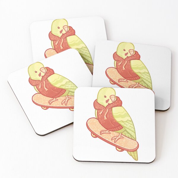Item preview, Orange and Green Coo Bird designed and sold by Rowan Kingsbury.