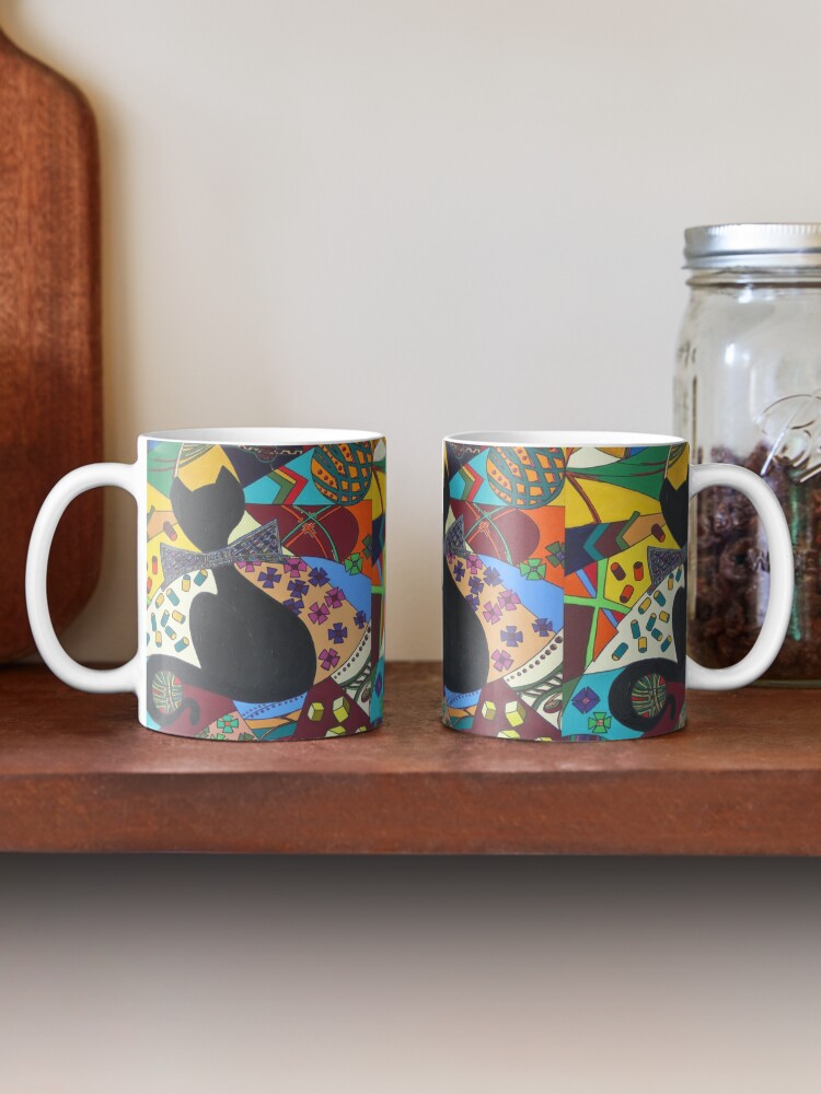 Alternative Ansicht von Gentleman-Kätz, cats in Popart Kaffeebecher