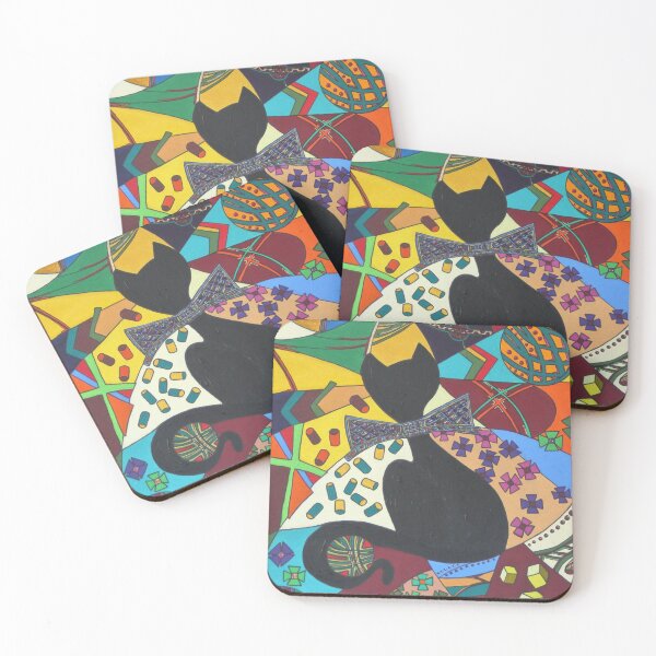 Item preview, Gentleman kitty, cats in pop art designed and sold by Petra Kolossa.