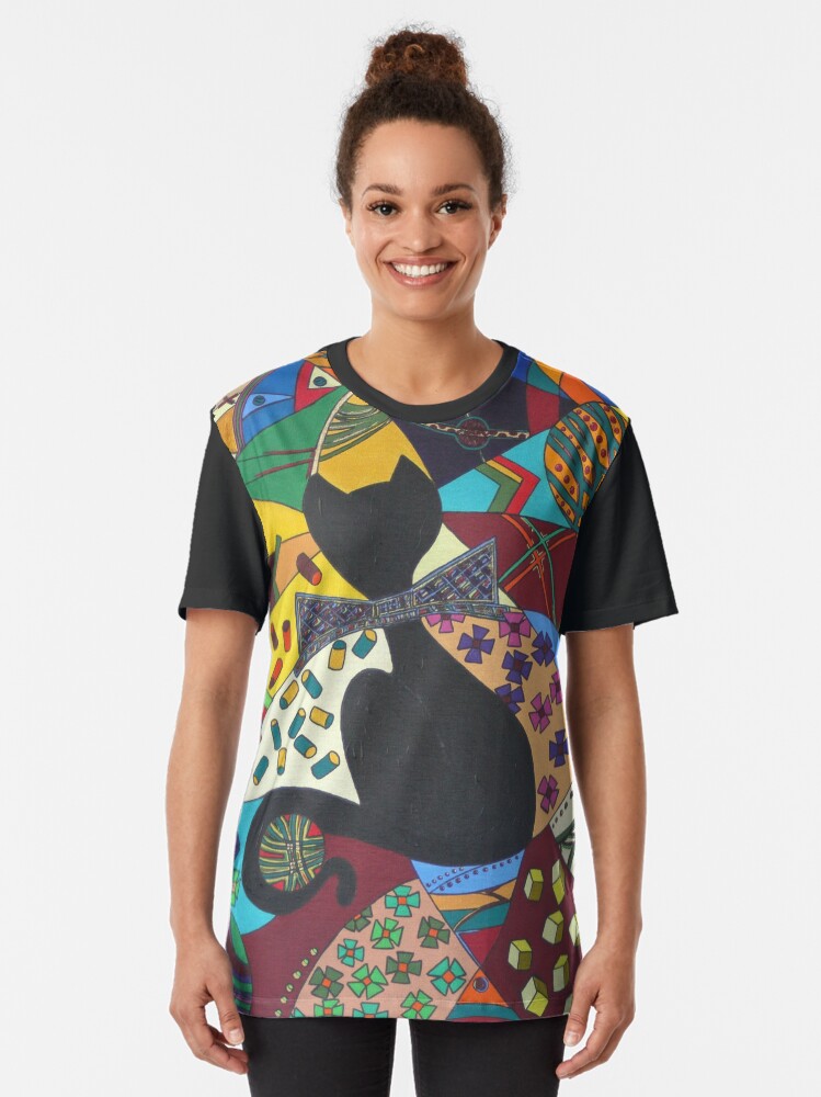 Alternative Ansicht von Gentleman-Kätz, cats in Popart Grafik T-Shirt
