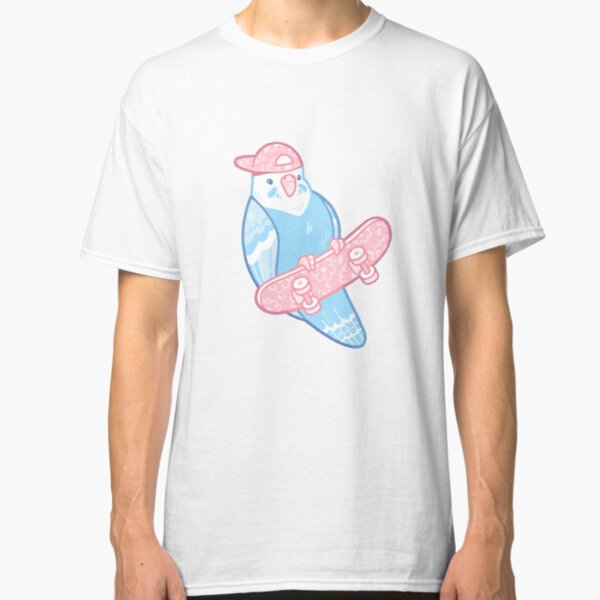Pink and Blue Coo Bird Classic T-Shirt