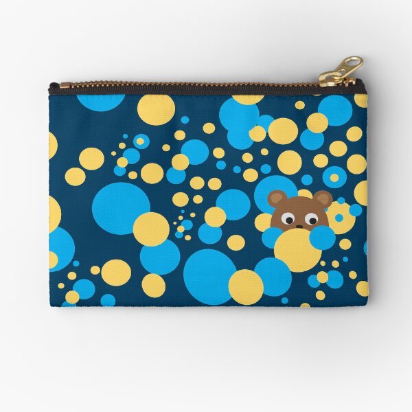 Teddy Bear: Bubbles Zipper Pouch