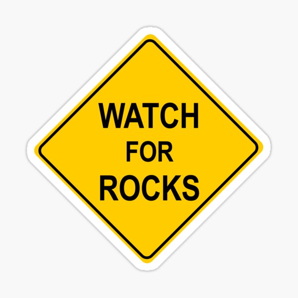 Item preview, Watch for Rocks designed and sold by RaptorChatter.