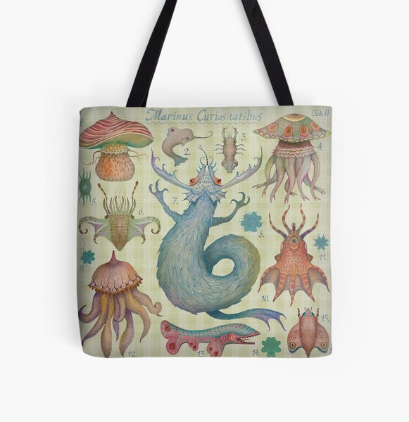 SNAKE SKELETON TOTE RECORD BAG ODDITIES FREAKS REPTILE 