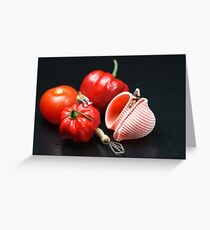 Adam And Eve's Cookbook Greeting Card