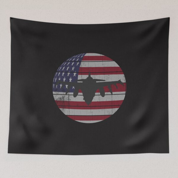 Item preview, Retro Fighter Jet USA Flag Patriot Plane designed and sold by UrbanHype.