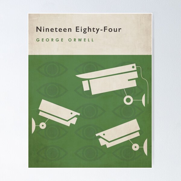 Vista previa del artículo con la obra «1984 George Orwell», diseñado y vendido por TCPUK.